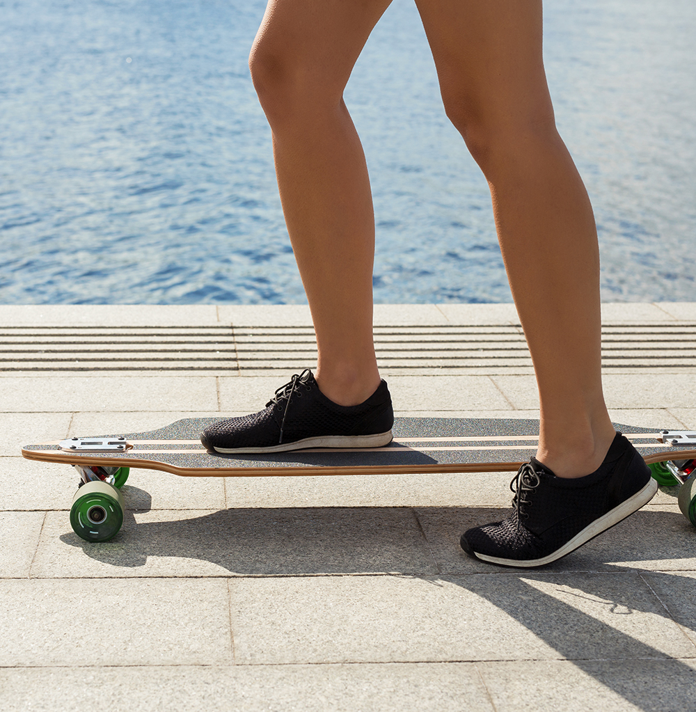 How to Stand on a Longboard